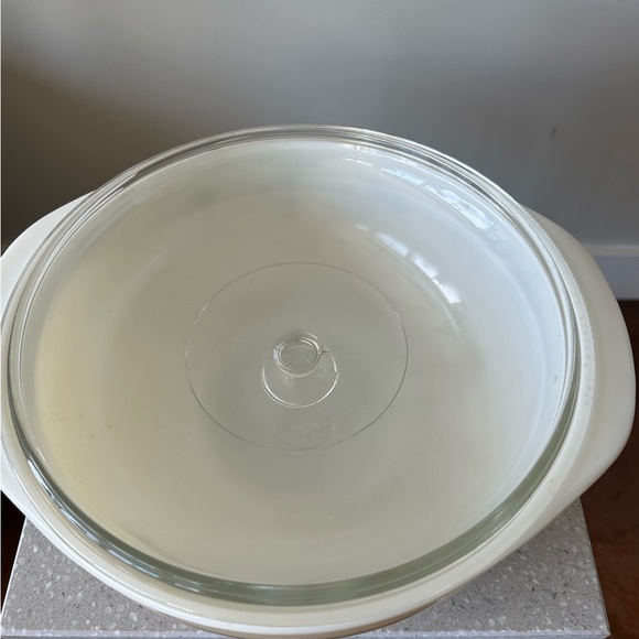 1959 Pyrex Vintage Gold Branch 2 Quart Casserole Dish and Lid - Picture 8 of 10